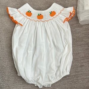 Smocked Pumpkin Bubble